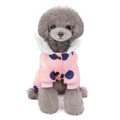 Big Polka Dot Snowsuit Jumpsuit - Tampa Home & Garden Store