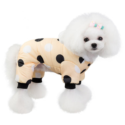 Big Polka Dot Snowsuit Jumpsuit - Tampa Home & Garden Store