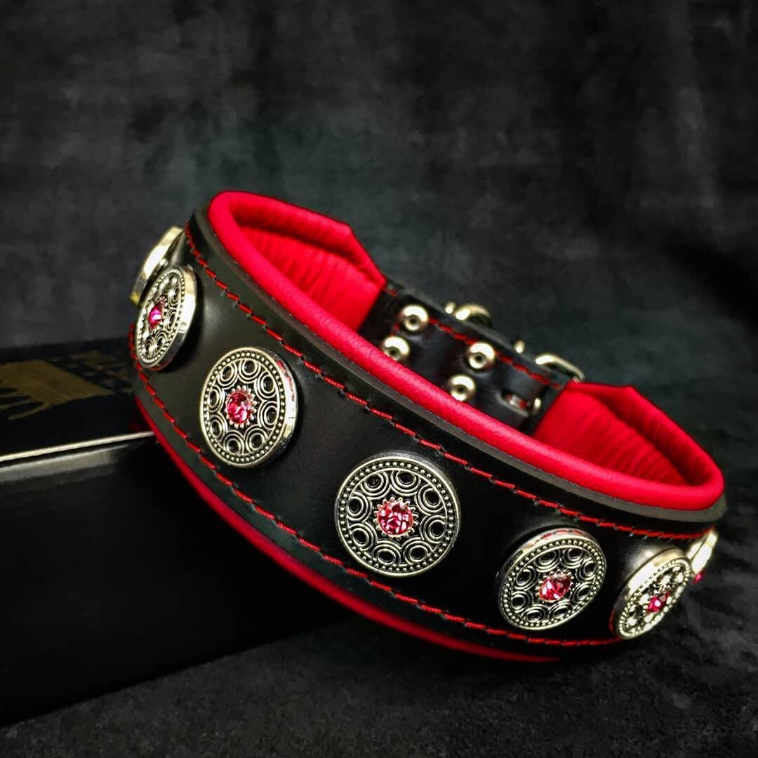 "Bijou" collar black & red - Tampa Home & Garden Store