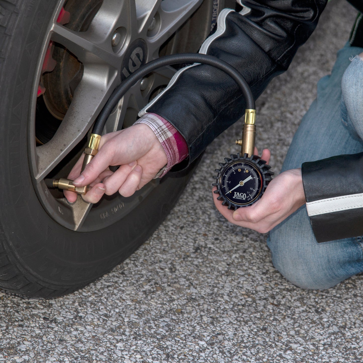 BikePro™ Presta Tire Pressure Gauge - 160 PSI | Presta & Schrader (Hybrid/Road Bikes) - Tampa Home & Garden Store