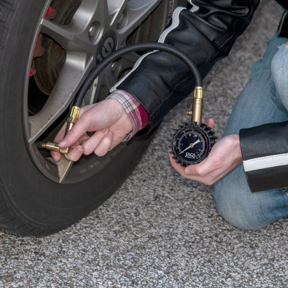 BikePro™ Presta Tire Pressure Gauge - 160 PSI | Presta & Schrader (Hybrid/Road Bikes) - Tampa Home & Garden Store