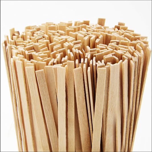 Biodegradable, Sturdy 5.5In Wood Coffee Stirrer 1000Pk. Cafe Grade, Bulk Birch Wooden Beverage Stirring Stick for Tea, Cream and Sugar. Eco Friendly, Compostable Swizzle Stir Sticks Business Supplies - Tampa Home & Garden Store