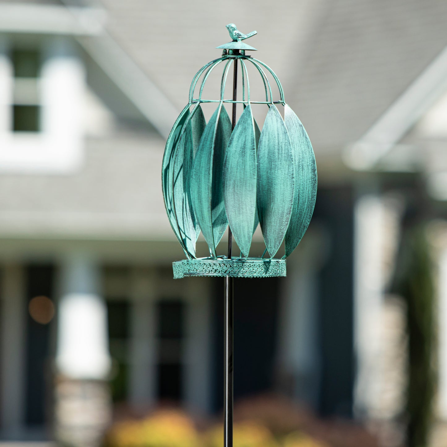 Bird Cage Wind Spinner 68"H - Tampa Home & Garden Store