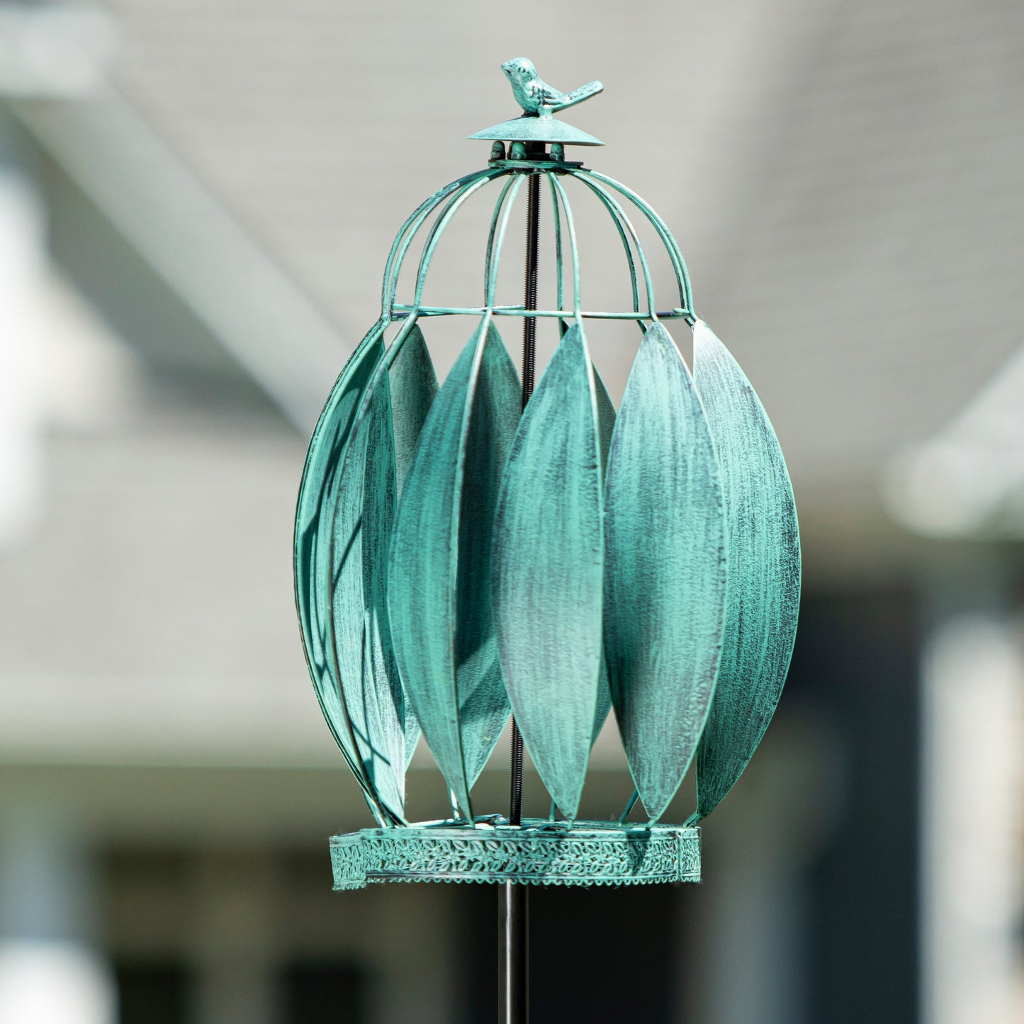 Bird Cage Wind Spinner 68"H - Tampa Home & Garden Store