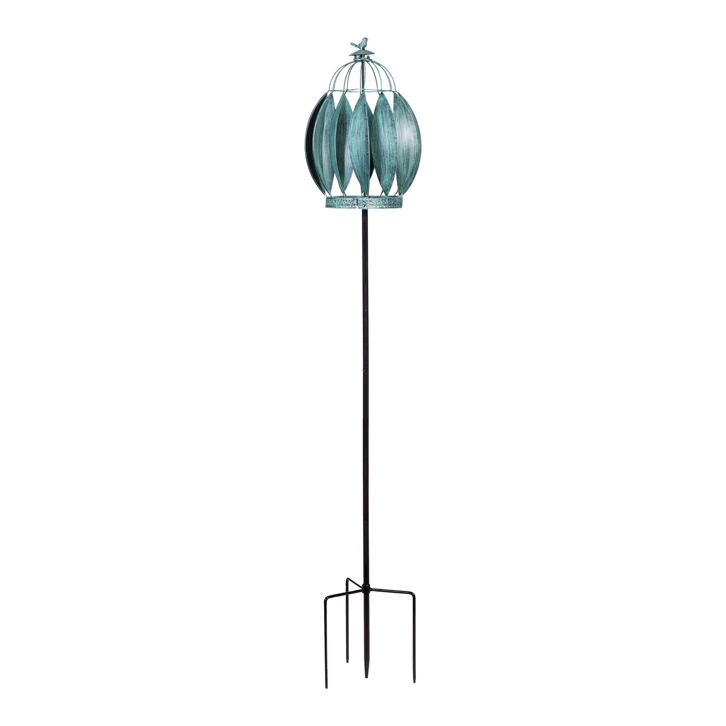 Bird Cage Wind Spinner 68"H - Tampa Home & Garden Store