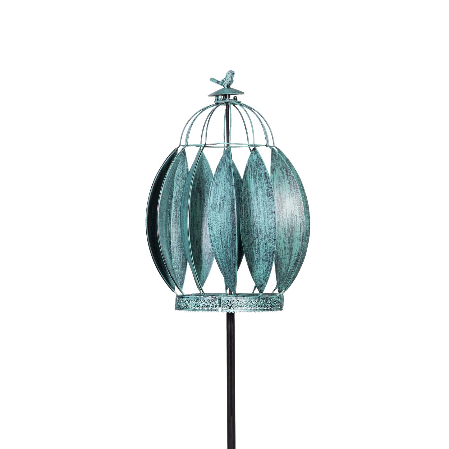 Bird Cage Wind Spinner 68"H - Tampa Home & Garden Store