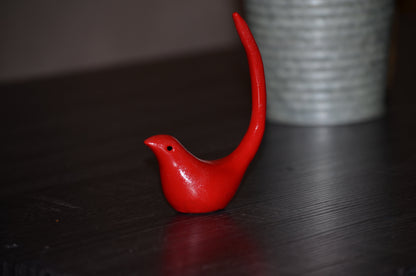 Red bird-shaped ring holder jewelry stand from Vibhsa on Tampa Home & Garden Store