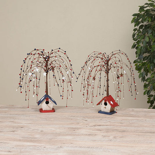 Birdhouse Americana Willow Tree - - Tampa Home & Garden Store