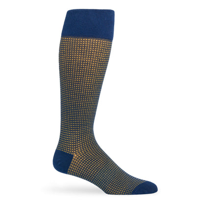 DeadSoxy Navy Gold mixed socks, team colorways, navy blue with gold dotted pattern on Tampa Home & Garden Store