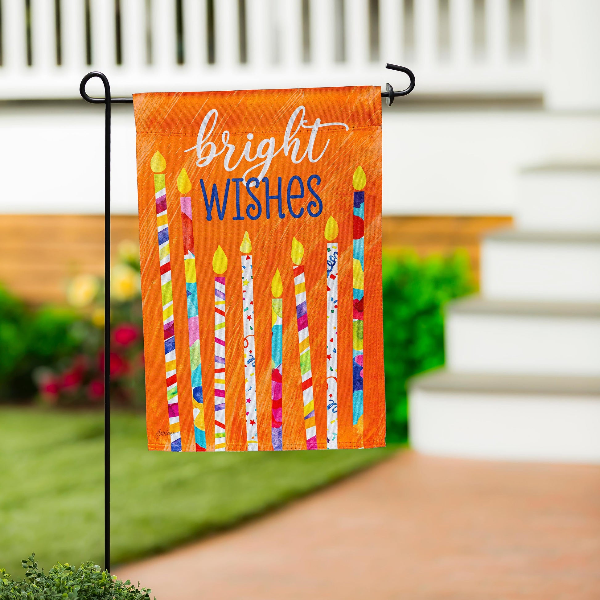 Birthday Party Reversible Suede Garden Flag - Tampa Home & Garden Store