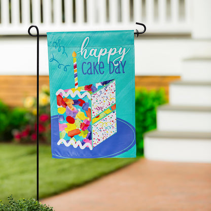 Birthday Party Reversible Suede Garden Flag - Tampa Home & Garden Store