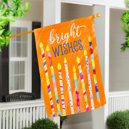 Birthday Party Reversible Suede House Flag - Tampa Home & Garden Store