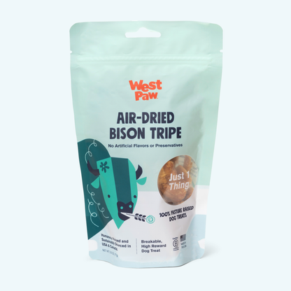 Bison Tripe Air Dried Dog Treats for Protein