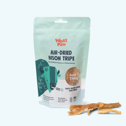 Bison Tripe Air Dried Dog Treats for Protein