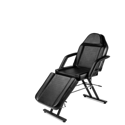 Black Adjustable Massage Bed Salon Chair w/ Hydraulic Stool - Tampa Home & Garden Store