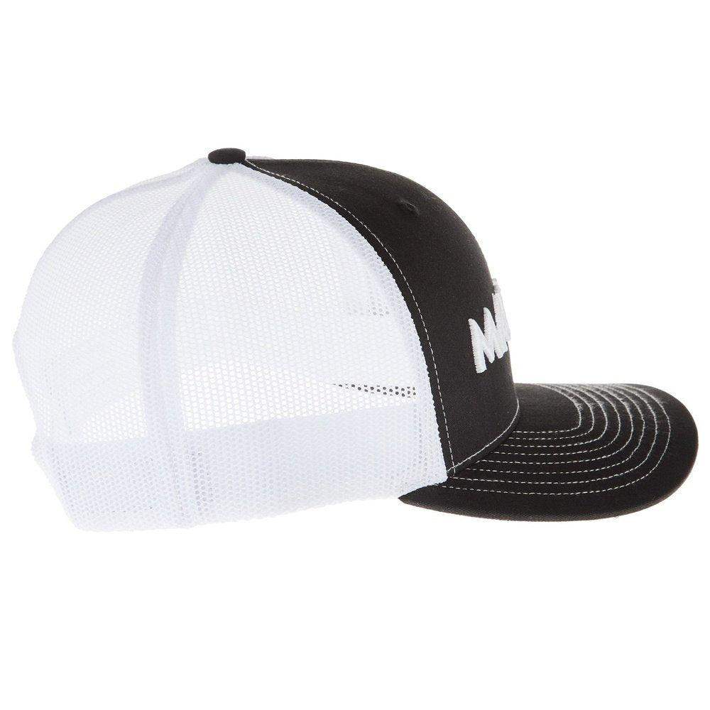 Black And White Mesh Back Logo Cap - Tampa Home & Garden Store