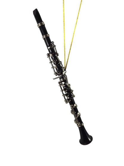 Black Clarinet Ornament - 6.5" - Tampa Home & Garden Store