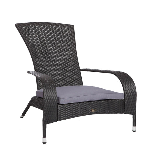 Black Coconino Wicker Chair - Tampa Home & Garden Store