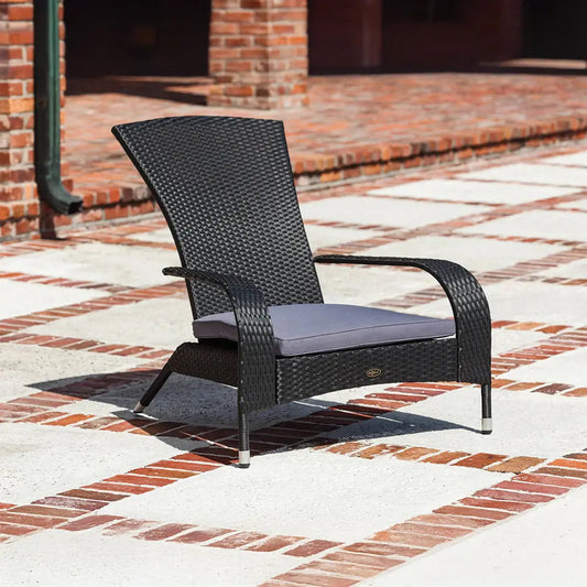 Black Coconino Wicker Chair - Tampa Home & Garden Store
