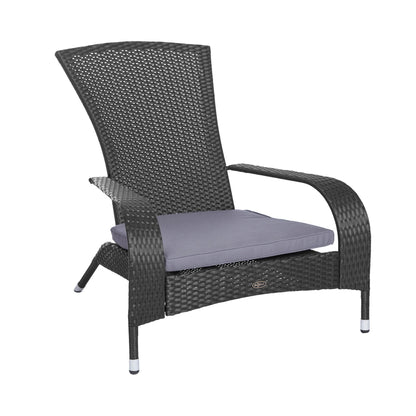 Black Coconino Wicker Chair - Tampa Home & Garden Store