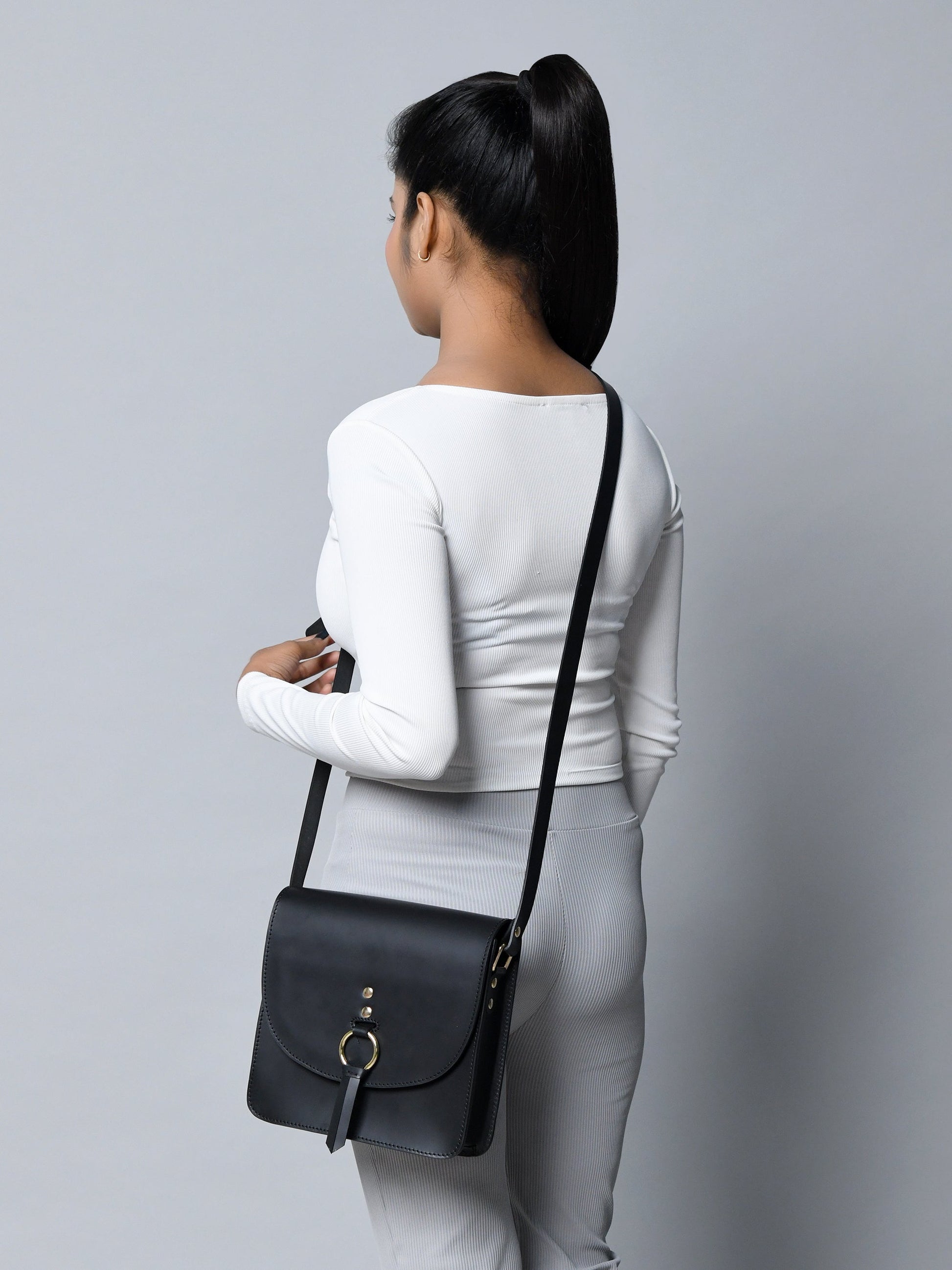 Black Elegance Crossbody Sling Bag - Tampa Home & Garden Store