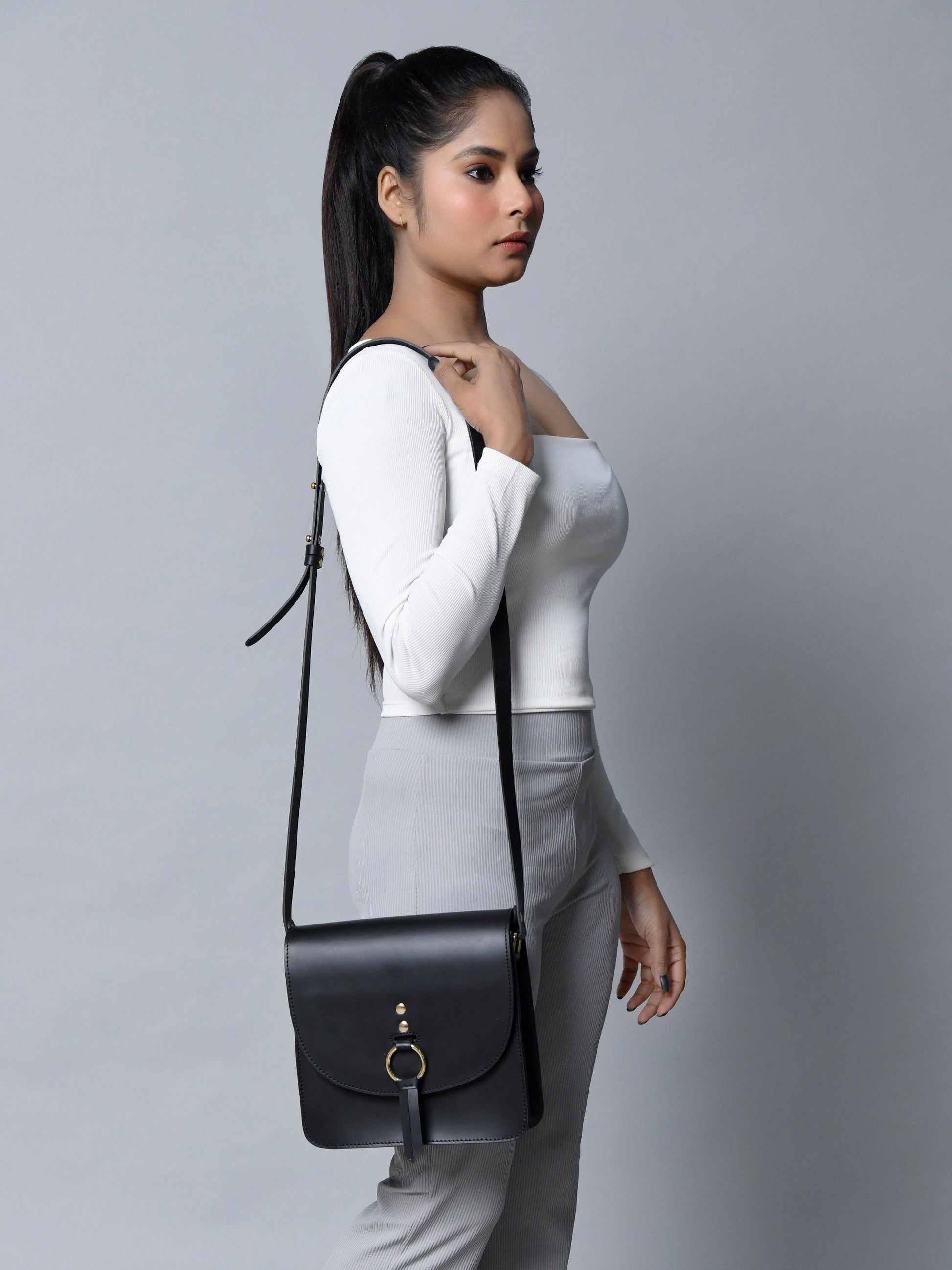 Black Elegance Crossbody Sling Bag - Tampa Home & Garden Store