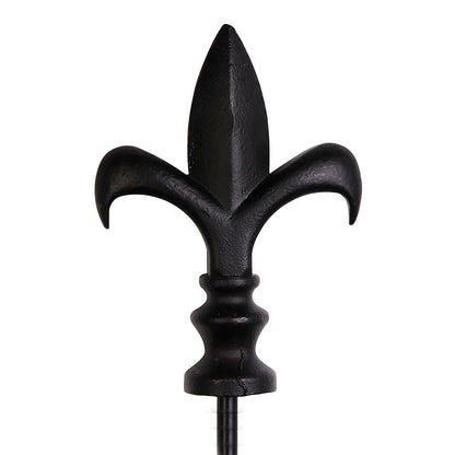 Black Fleur de Lis Garden Size Flag Pole - Tampa Home & Garden Store