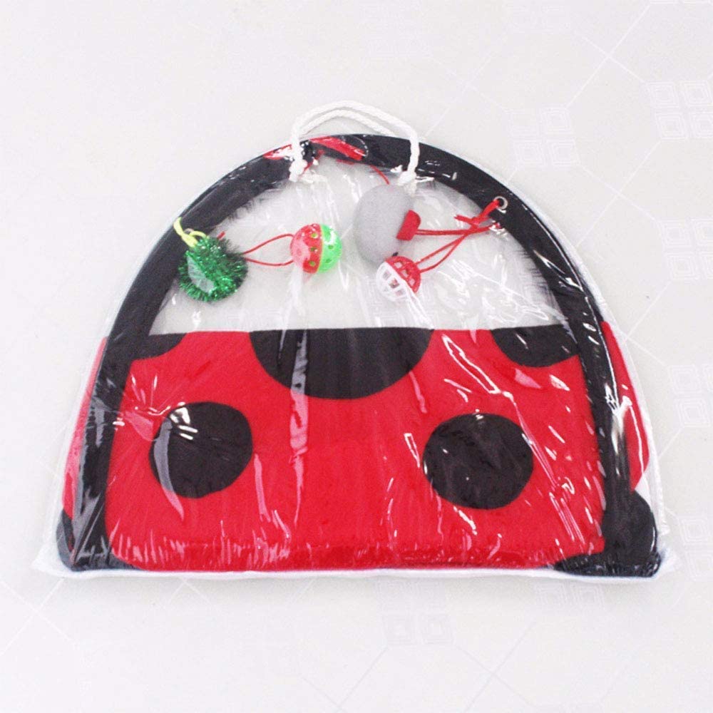 Black Ladybug Cat Play Mat - Tampa Home & Garden Store