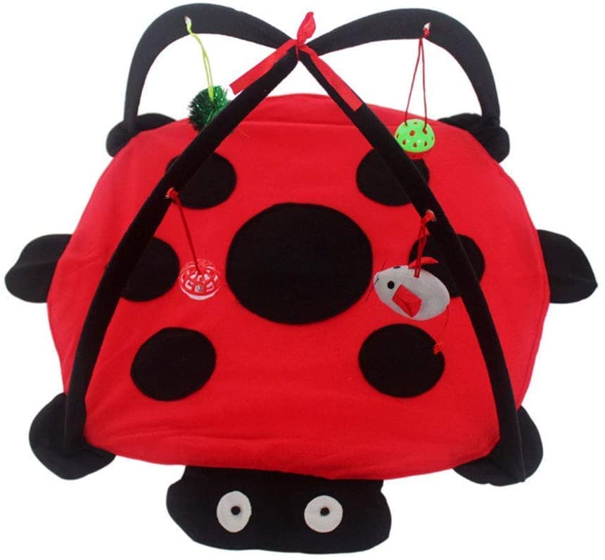 Black Ladybug Cat Play Mat - Tampa Home & Garden Store