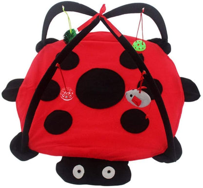 Black Ladybug Cat Play Mat - Tampa Home & Garden Store