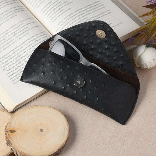 Black Leather Sunglasses Cover - Tampa Home & Garden Store
