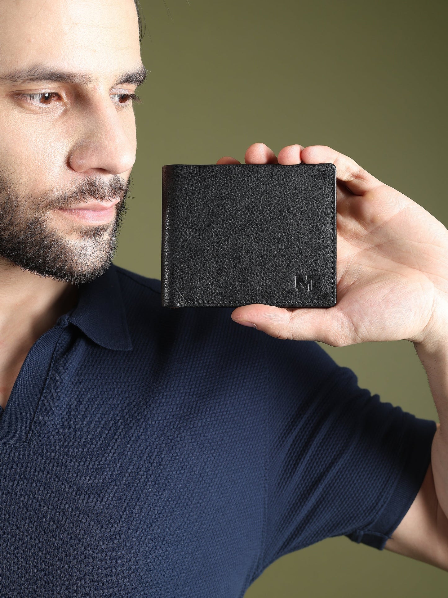 Black Minimal Contrast Wallet - Tampa Home & Garden Store