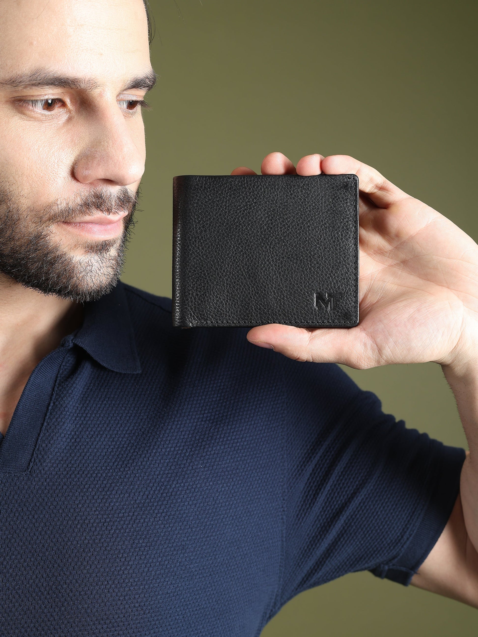 Black Minimal Contrast Wallet - Tampa Home & Garden Store