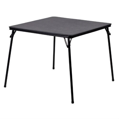Black Multi-Purpose Folding Table - Great for Playing Card Games or Poker Table - Tampa Home & Garden Store