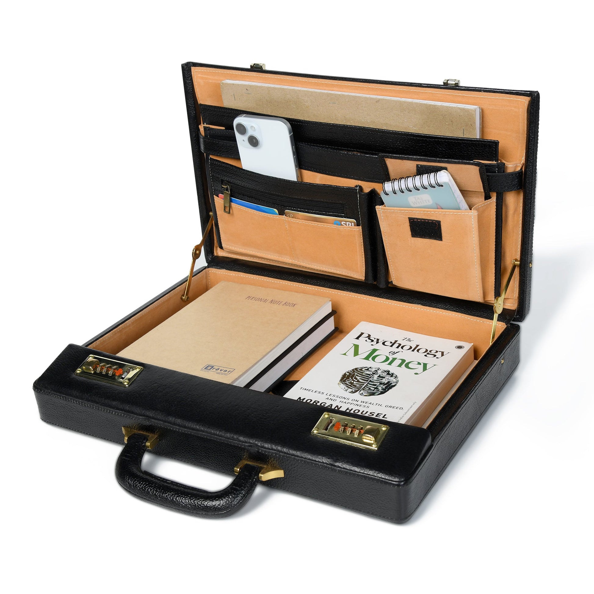 Black Office Suitcase Briefcase - Tampa Home & Garden Store