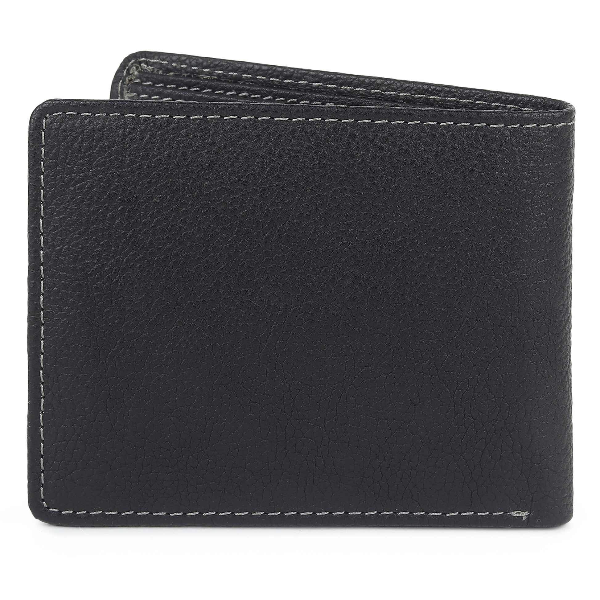 Black Textured Leather Mens Wallet - Tampa Home & Garden Store