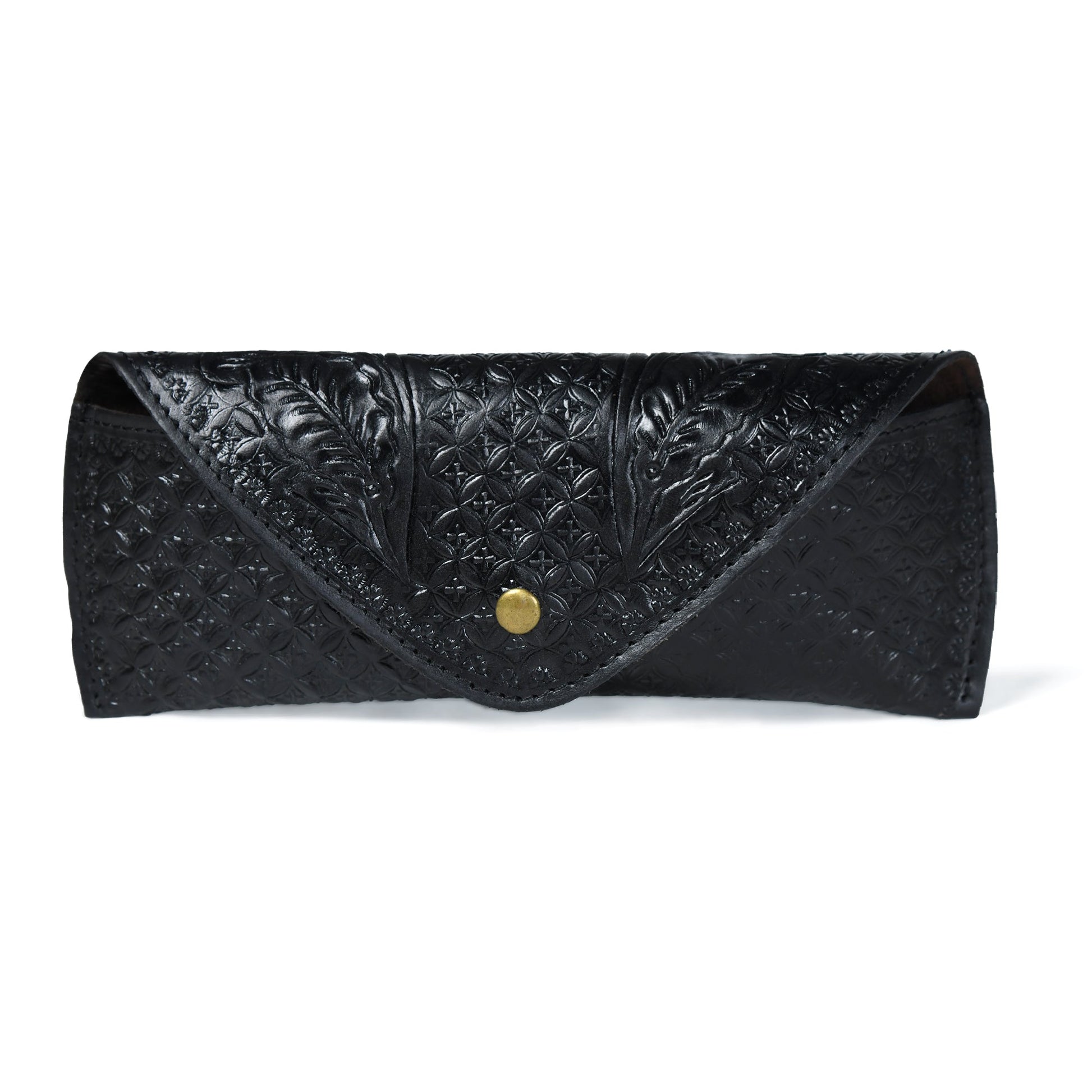 Black Textured Leather Sunglasses Cover - Tampa Home & Garden Store