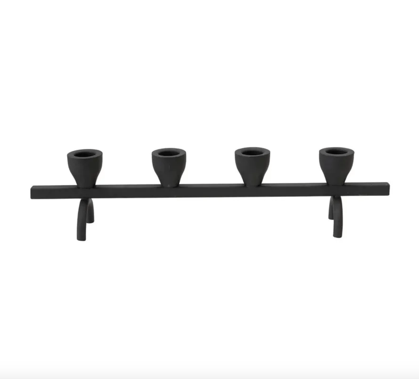 Black Textured Metal Taper Holder - Tampa Home & Garden Store