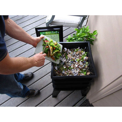 Black Worm Composter with Compost Tea Spigot - Indoor or Outdoor - Tampa Home & Garden Store