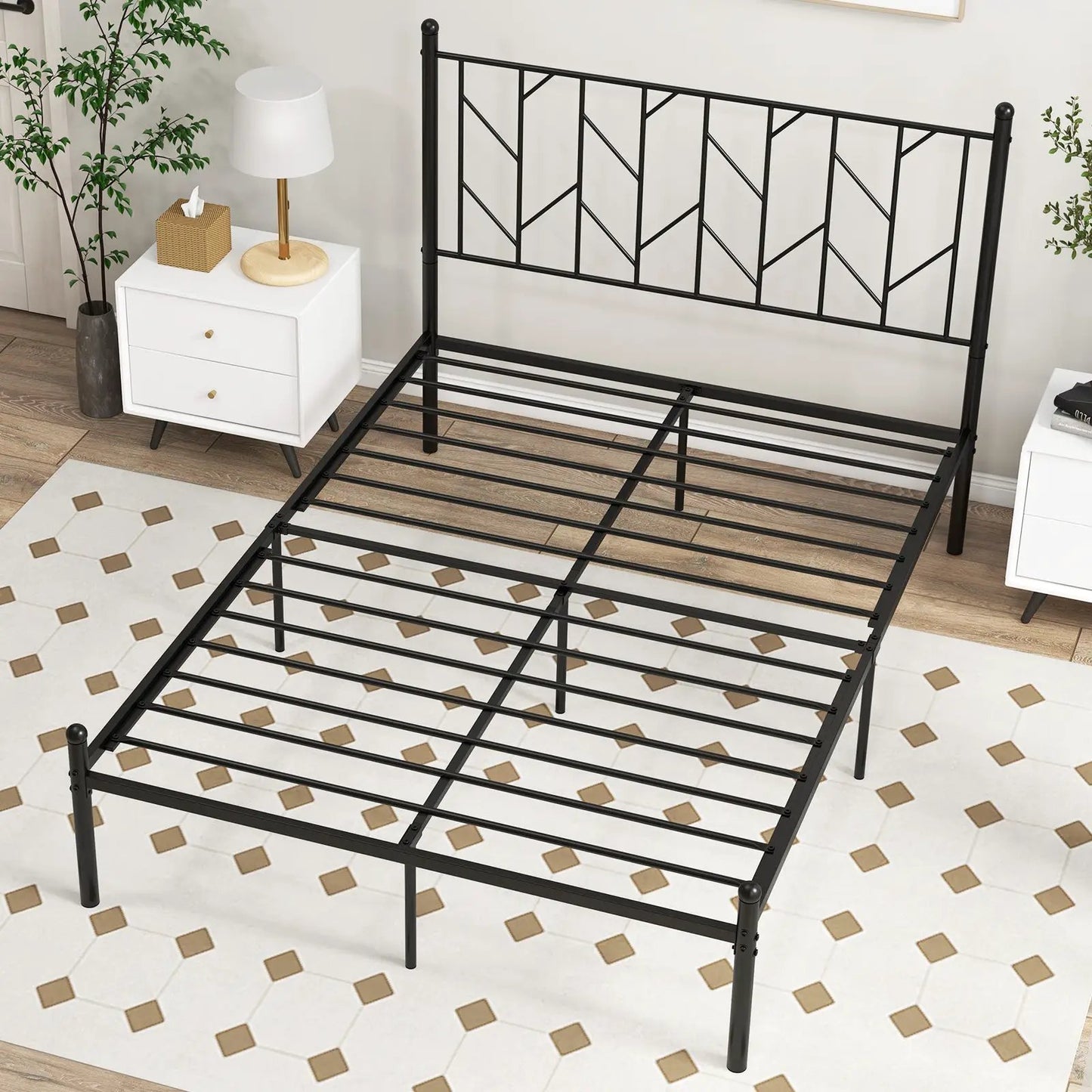 Mini Greenhouse With Metal Frame and Bottom Mat
