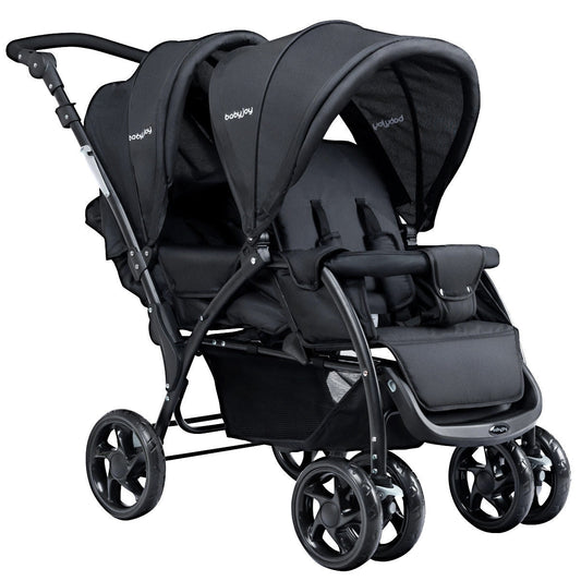 Foldable Lightweight Front Back Seats Double Baby Stroller - Tampa Home & Garden Store