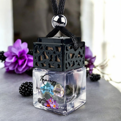 Blackberry Saffron Crystal-Enhanced Oil Diffuser, Car Air Freshener, 8ml - Tampa Home & Garden Store