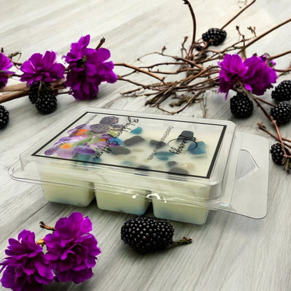 Blackberry Saffron Crystal-Enhanced Premium Coconut-Soy Wax Melts - Tampa Home & Garden Store