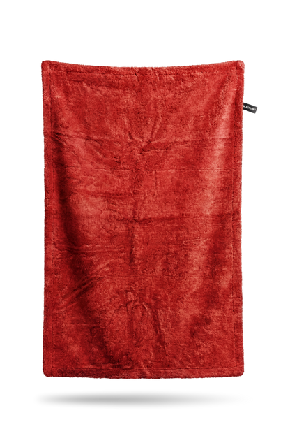 Drying towel, red twisted-loop texture, Blackline Car Care brand on Tampa Home & Garden Store