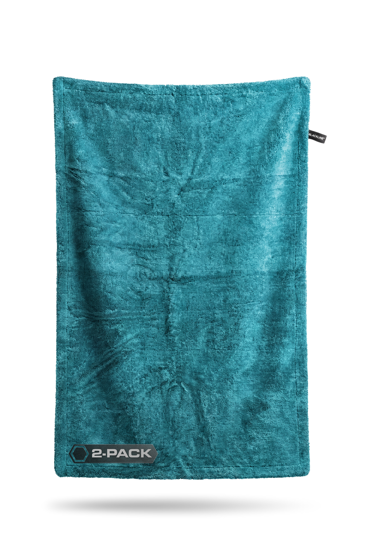 BLACKLINE Twisted-Loop Drying Towel teal microfiber, 2-pack on Tampa Home & Garden Store