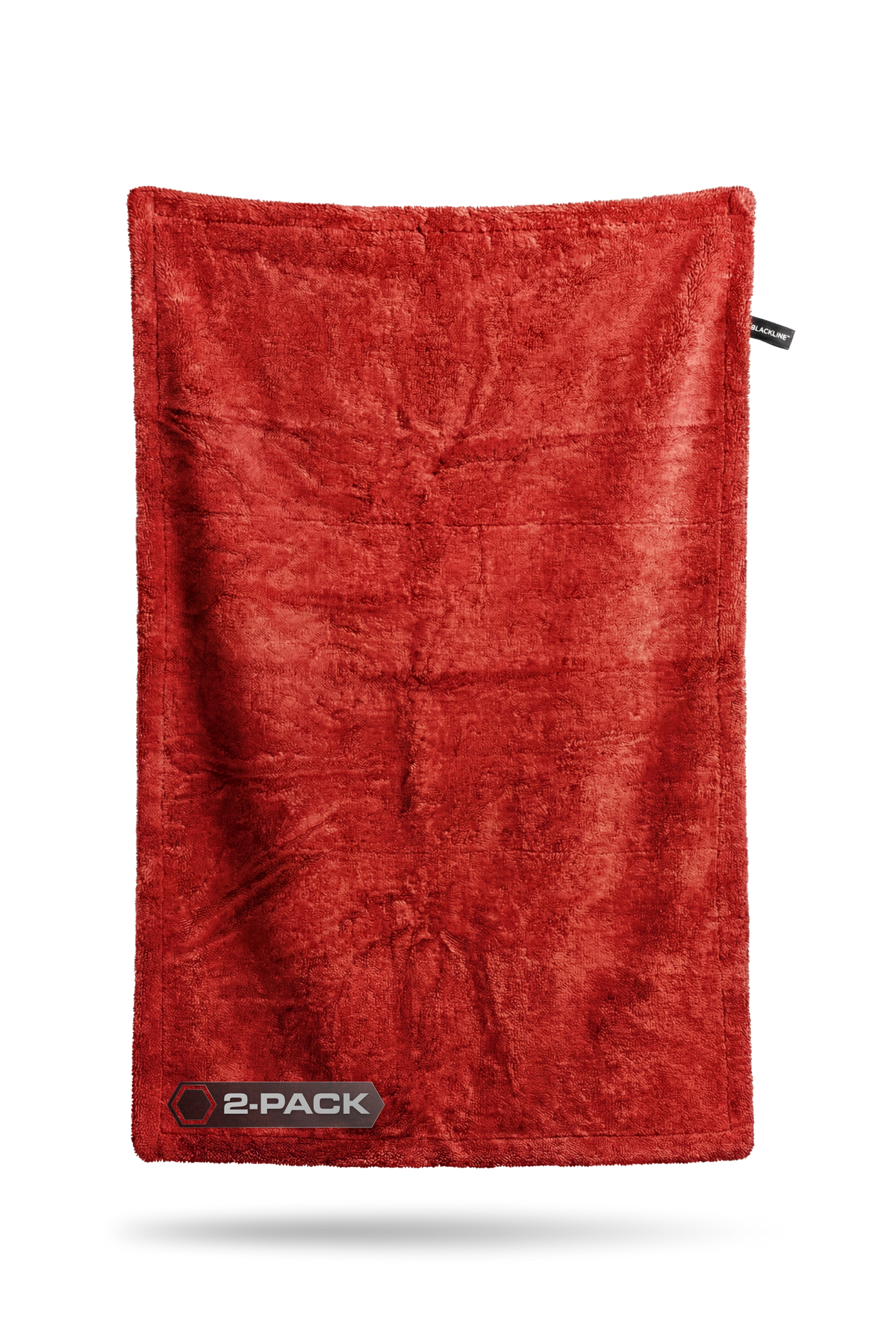 BLACKLINE Twisted-Loop Drying Towel red 2-pack for car wash solutions on Tampa Home & Garden Store