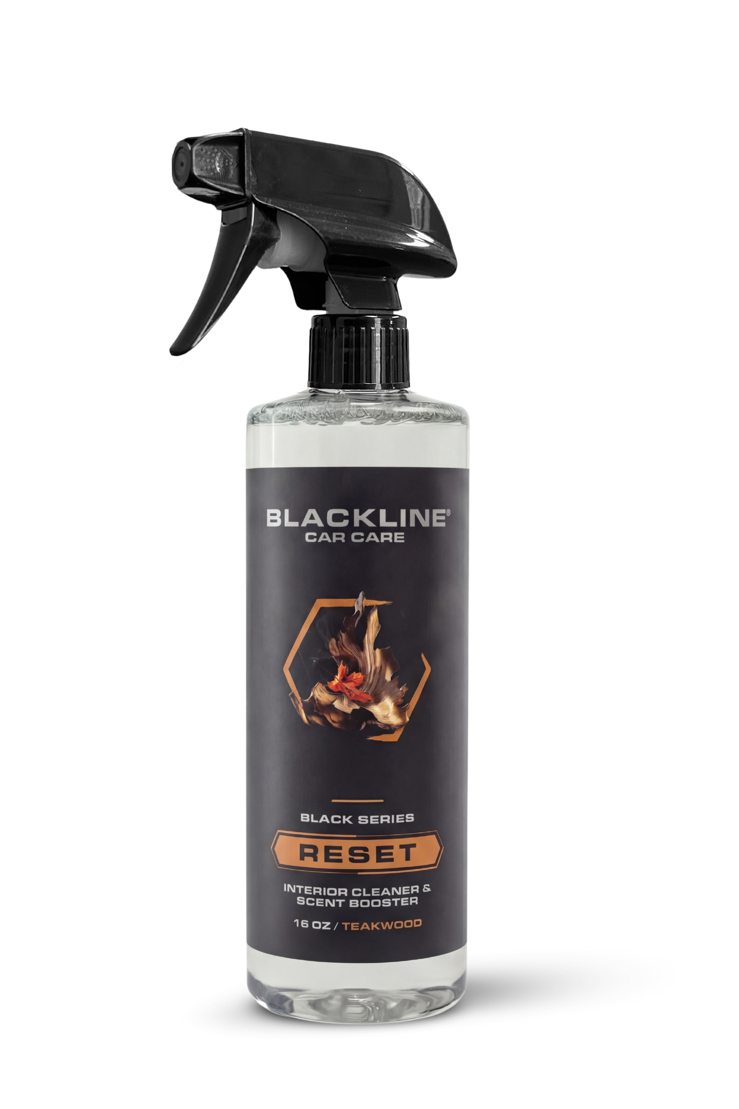 Blackline Car Care RESET interior cleaner & scent booster spray bottle teakwood 16 oz on Tampa Home & Garden Store