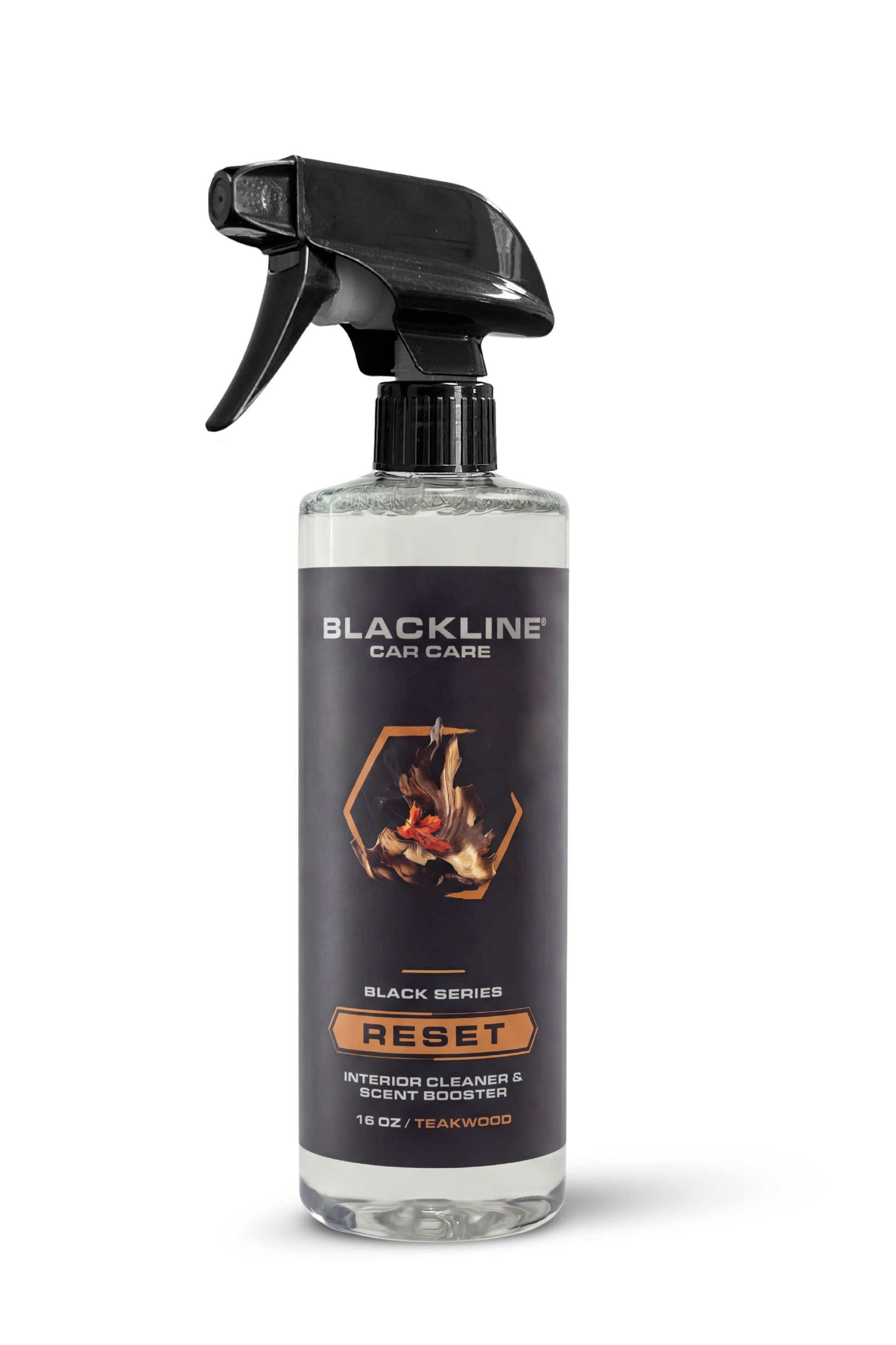 Blackline Car Care RESET interior cleaner & scent booster spray bottle teakwood 16 oz on Tampa Home & Garden Store