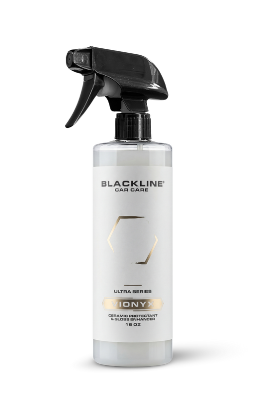 Blackline Car Care BLACKLINE VIONYX Ceramic Protectant spray bottle with black trigger on Tampa Home & Garden Store
