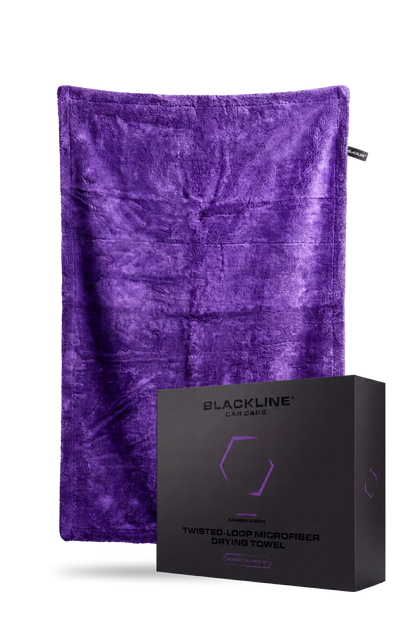 Blackline Twisted-Loop Microfiber Drying Towel, purple, Blackline Car Care on Tampa Home & Garden Store